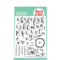 304061 Avery Elle Clear Stamp Set Modern Calligraphy 4"X6"