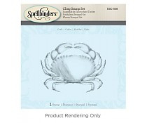 DSC-058 Spellbinders Crab 3D Shading Stamp