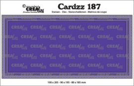 CLCZ187 Crealies Cardzz Slimline G Gaatjes