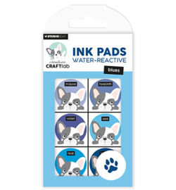 CCL-ES-INKP23 CraftLab Ink Pads Water-reactive blues Essentials nr.23