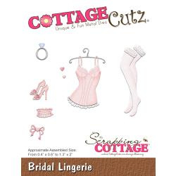 059084 CottageCutz Dies Bridal Lingerie .4" To 2"