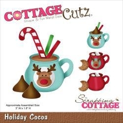 506195 CottageCutz Die Holiday Cocoa 3"X1.8"