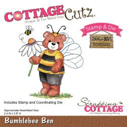 465469 CottageCutz Stamp & Die Set Bumblebee Ben