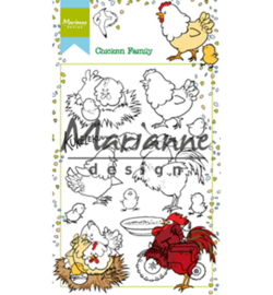 HT1631 Marianne Design Hetty's chicken family