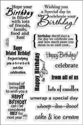 477337 Stampendous Clear Stamps Birthday Assortment