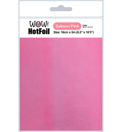 W217-RP225 - Hot Foil 16cm x 5mtr, Salmon Pink