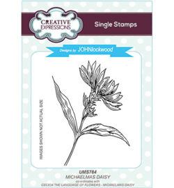 UMS784 Single Stamp Michaelmas Daisy