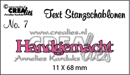 115634/3507 Crealies Tekststans (DE) Handgemacht