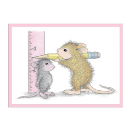 RSC011 House Mouse Cling Rubber Stamp This Tall