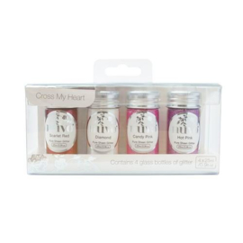 801505/0294 Nuvo pure sheen glitter - cross my heart 4 pk 4x25ML