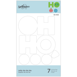 S3402 Spellbinders Shapeabilities Die D-Lites Jolly Ho Ho Ho