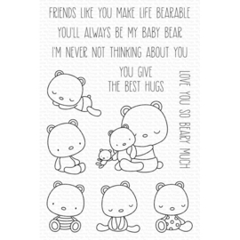 CS626 My Favorite Things Clear Stamps Bear Hugs 4"X6"