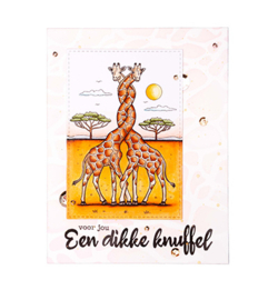 BL-ES-STAMP564 Laurens van Gurp Twisted giraffes By Laurens nr.564