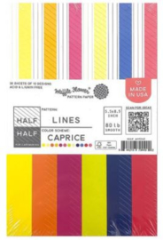 642407 Waffle Flower Single-Sided Paper Half Lines/Caprice 5.5"X8.5"