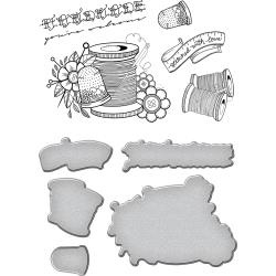 SDS075 Spellbinders Stamp & Die Set Sew