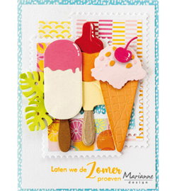 CS1167 Marianne Design Stempel  Zomer & Ijs