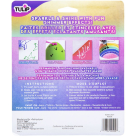 655328 Tulip Dimensional Fabric Paint Shimmer Flash 6/Pkg