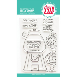 696000 Avery Elle Clear Stamp Set Have A Ball