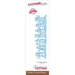 506469 CottageCutz Elites Die Frosty Friends Border 5"X1.3"