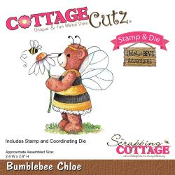 465470 CottageCutz Stamp & Die Set Bumblebee Chloe