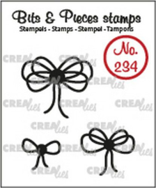 CLBP234 Crealies Clearstamp Bits & Pieces Strikjes