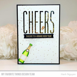 CS-741 MFT How to Say Cheers Clear Stamps
