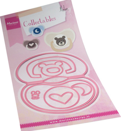 COL1522 Collectables Bagtopper Pacifier by marleen