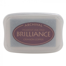 BR1-97 Brilliance ink pad crimson copper