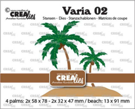 CLVaria02 Crealies Varia 02 Palmbomen