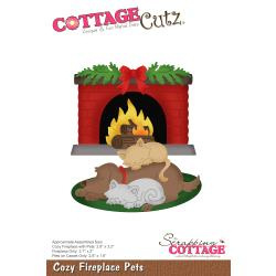 540401 CottageCutz Die Fireplace Pets 1.6" To 2.8"
