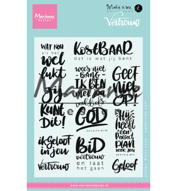 KJ1725 Marianne Design Stempel Vertrouwen