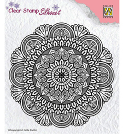 SIL041 Stempel  Mandala-3