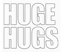 MFT-1670 My Favorite Things Huge Hugs Die-namics