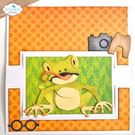 EC2125 Elizabeth Craft Designs Jungle Party Dies Freddy The Frog