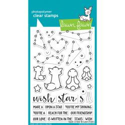 LF1407 Lawn Fawn Clear Stamps Upon A Star 4"X6"