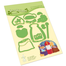 45.9228 Lea'Bilitie Cut And Embossing Die St. Nicholas Sinterklaas