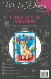 PI251  Pink Ink Designs I Identify As Reindeer A5 Clear Stamps