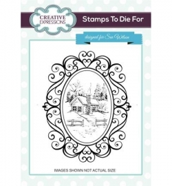 UMS734 Stamps To Die For Cosy Cottage