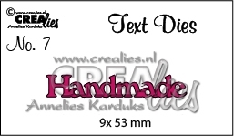 115634/3307 Crealies tekststans (Eng) Handmade