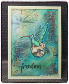 COC-059  COOSA Crafts clearstamps A7 Freedom
