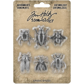 TH94079 Idea-Ology Metal Adornments Entomology 5/Pkg