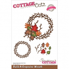 282671 CottageCutz Elites Die Build-A Grapevine Wreath