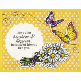 654034 Stampendous Perfectly Clear Stamps Laugh Every Day