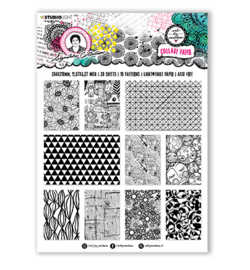 ABM-SI-CP01 Art by Marlene Paper Black and White Signature Collection nr.01