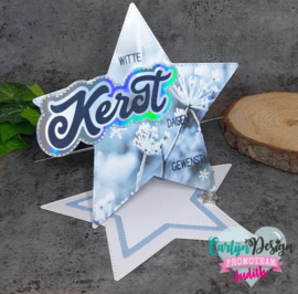 CDST-0091 Stempels Grote Teksten Kerst & Knuffel