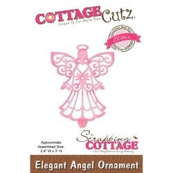 439938 CottageCutz Elites Die Elegant Angel Ornament, 2.3"X3"