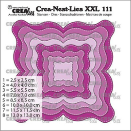 CLNestXXL111 Crealies Crea-nest-dies XXL Fantasievorm E Stiklijn