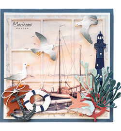 LR0860 Marianne Design Creatables Tiny's nautical set