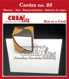 115634/5125 Crealies Cardzz Doosje in een kaart CLCZ25 fits in most cardsizes