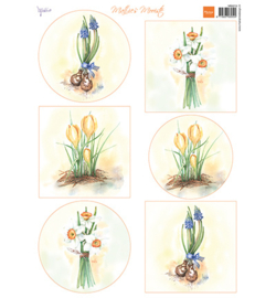 MB0213 Marianne Design Knipvel A4, Mattie's Mooiste - Flower bulbs